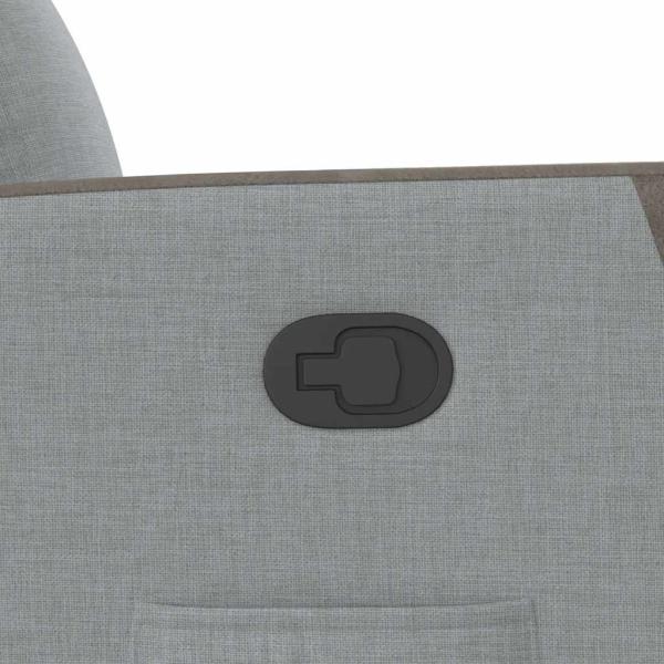 Relaxsessel Hellgrau Stoff