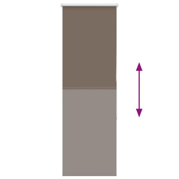 Verdunkelungsrollo Kaffeebraun 60x175cm Stoffbreite 55,7 cm