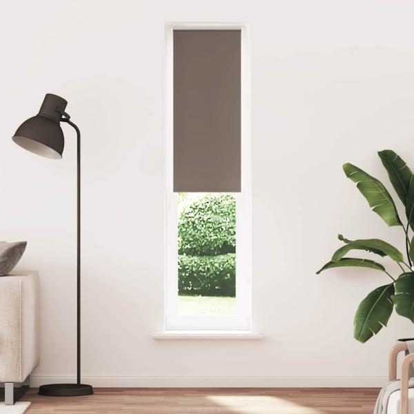 ARDEBO.de - Verdunkelungsrollo Kaffeebraun 50x210cm Stoffbreite 45,7 cm