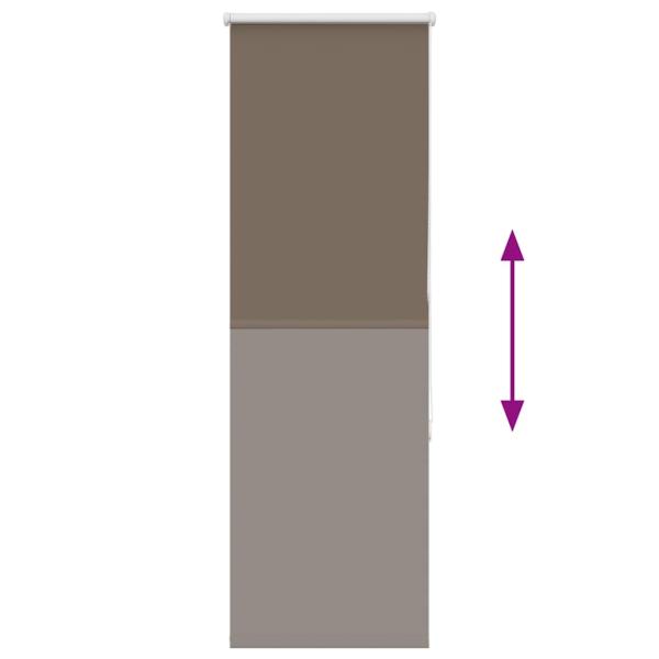Verdunkelungsrollo Kaffeebraun 50x175cm Stoffbreite 45,7 cm