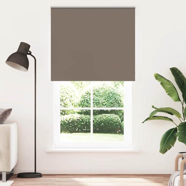 ARDEBO.de - Verdunkelungsrollo Kaffeebraun 130x230 cm Stoffbreite 126,6 cm