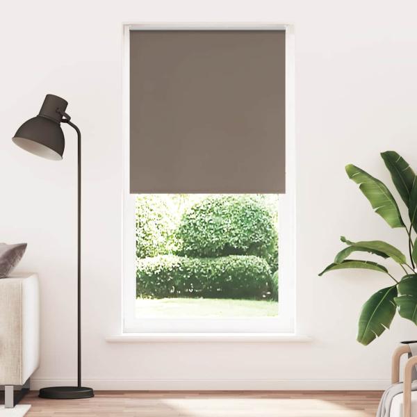 ARDEBO.de - Verdunkelungsrollo Kaffeebraun 95x230 cm Stoffbreite 90,7 cm