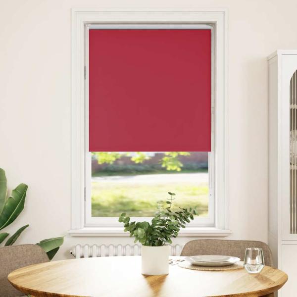 ARDEBO.de - Verdunkelungsrollo Rot 65x150 cm Stoffbreite 60,7 cm Polyester