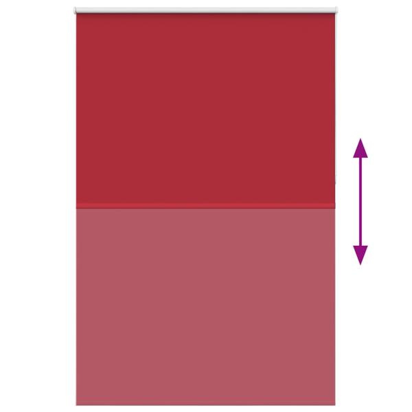Verdunkelungsrollo Rot 160x210cm Stoffbreite 156,6cm Polyester
