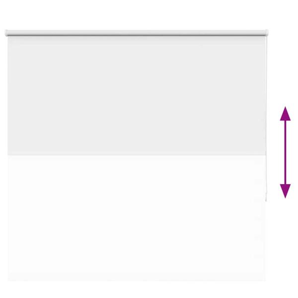 Verdunkelungsrollo Weiß 150x150cm Stoffbreite 146,6cm Polyester