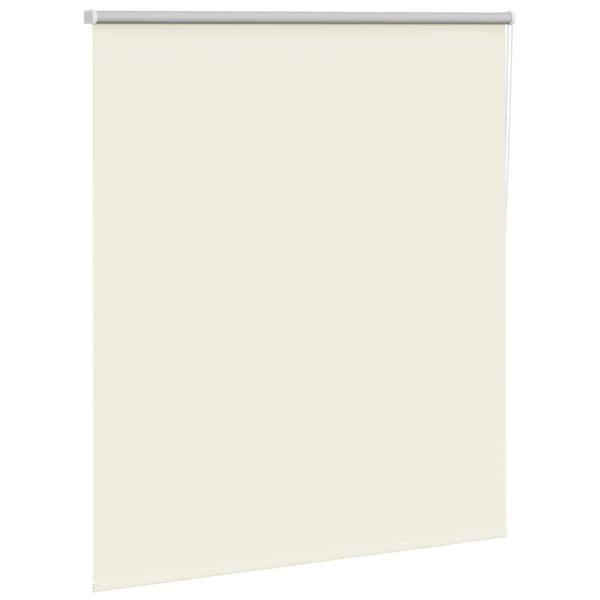 Verdunkelungsrollo Cremeweiß 135x150cm Stoffbreite 131,6cm