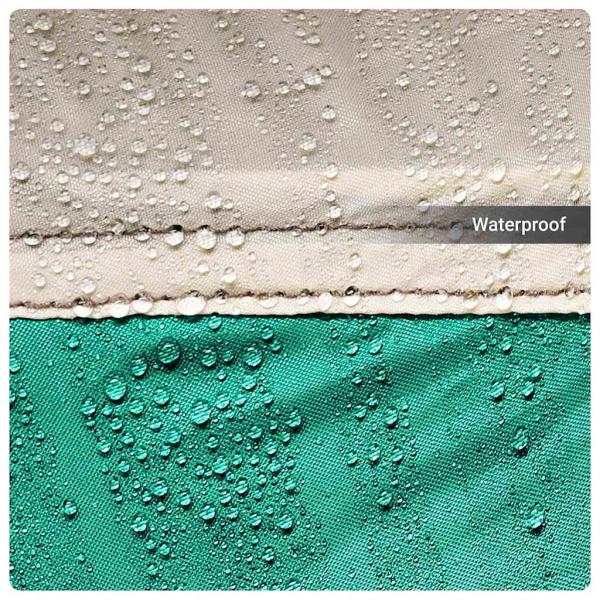 Poolzelt mit abnehmbarem Überzelt Netzwänden Meergrün 690x690cm