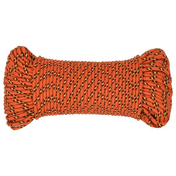 Bootsseil Orange 4 mm 100 m Polypropylen
