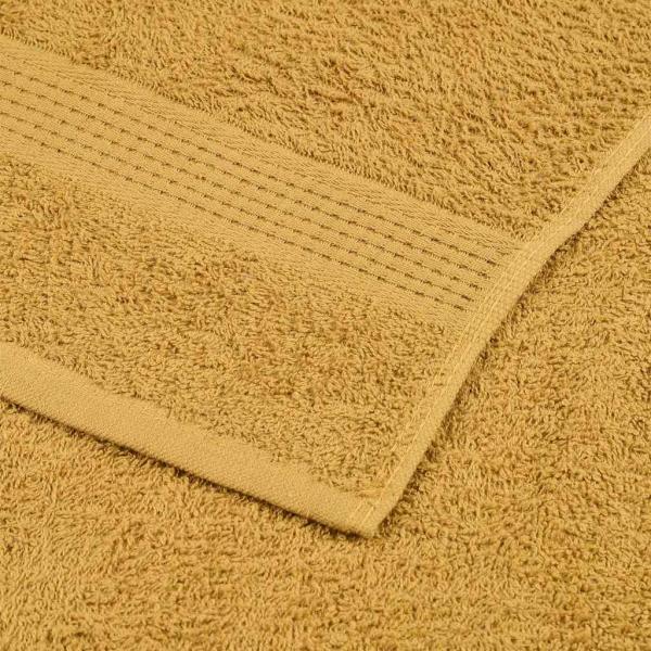Gästetücher 2 Stk. Golden 30x50 cm 360 g/m² 100% Baumwolle