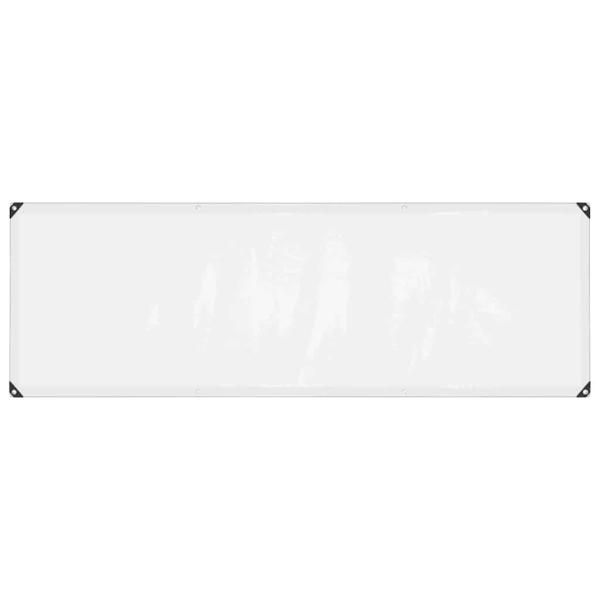 Transparente Plane mit Ösen 1x3 m Polyethylen