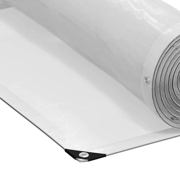 Transparente Plane mit Ösen 1x3 m Polyethylen