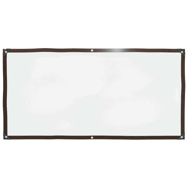 ARDEBO.de - Transparente Plane mit Ösen 1x2 m Polyethylen