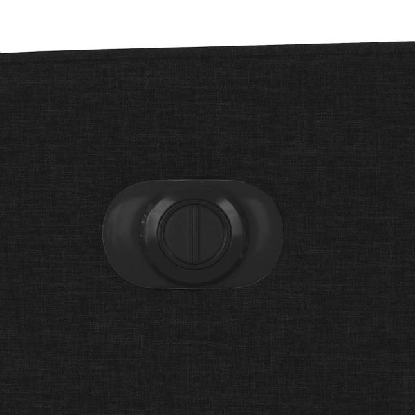 Massagesessel Elektrisch Schwarz Stoff