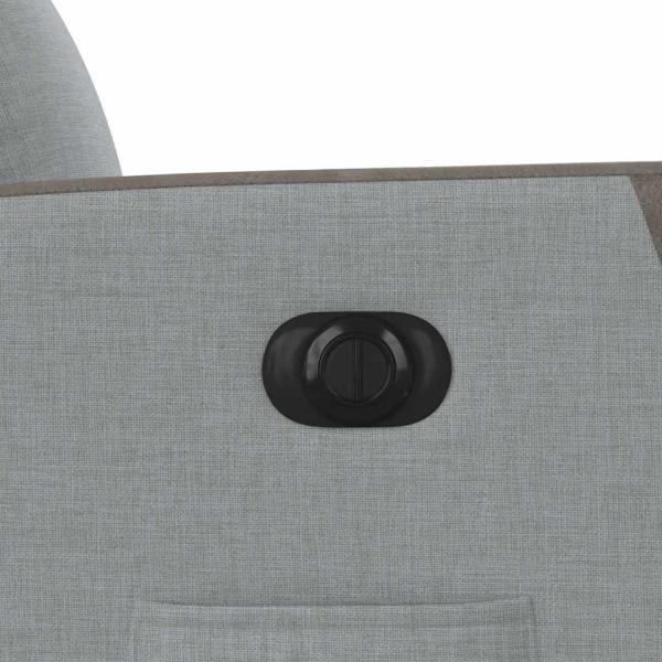 Relaxsessel Elektrisch Hellgrau Stoff