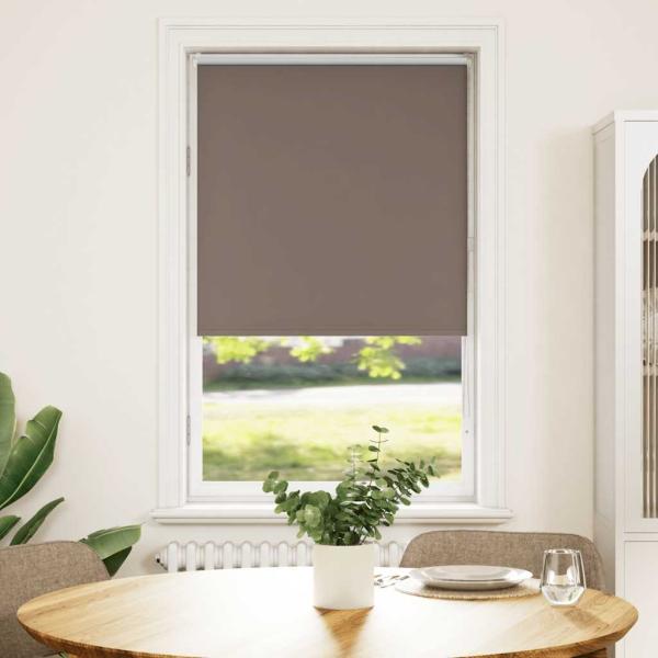 ARDEBO.de - Verdunkelungsrollo Kaffeebraun 65x175cm Stoffbreite 60,7 cm