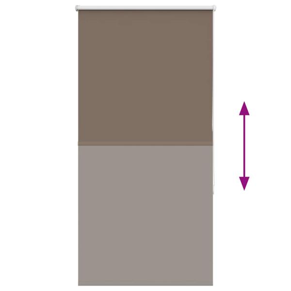 Verdunkelungsrollo Kaffeebraun 65x175cm Stoffbreite 60,7 cm