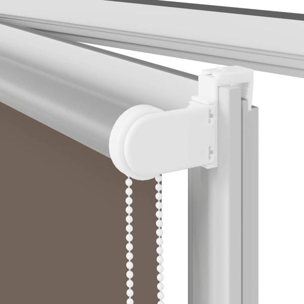 Verdunkelungsrollo Kaffeebraun 125x150 cm Stoffbreite 121,6 cm