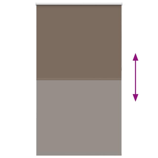ARDEBO.de - Verdunkelungsrollo Kaffeebraun 135x210 cm Stoffbreite 131,6 cm