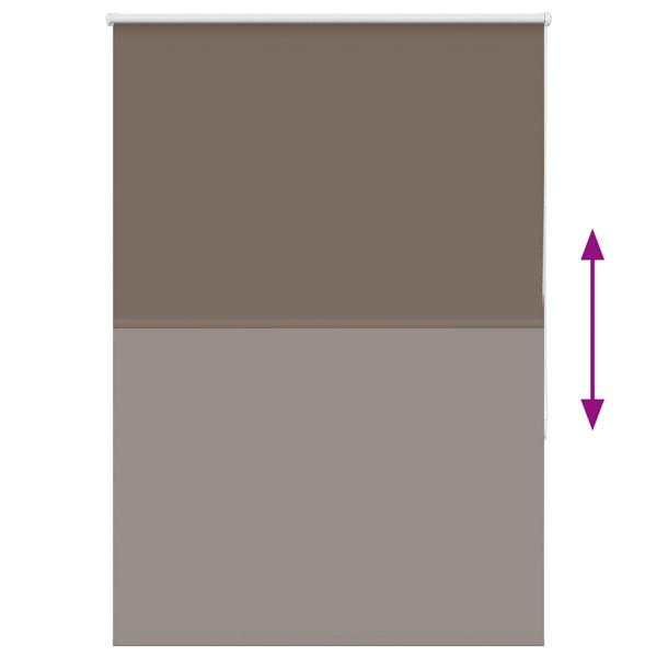 Verdunkelungsrollo Kaffeebraun 90x150cm Stoffbreite 85,7 cm