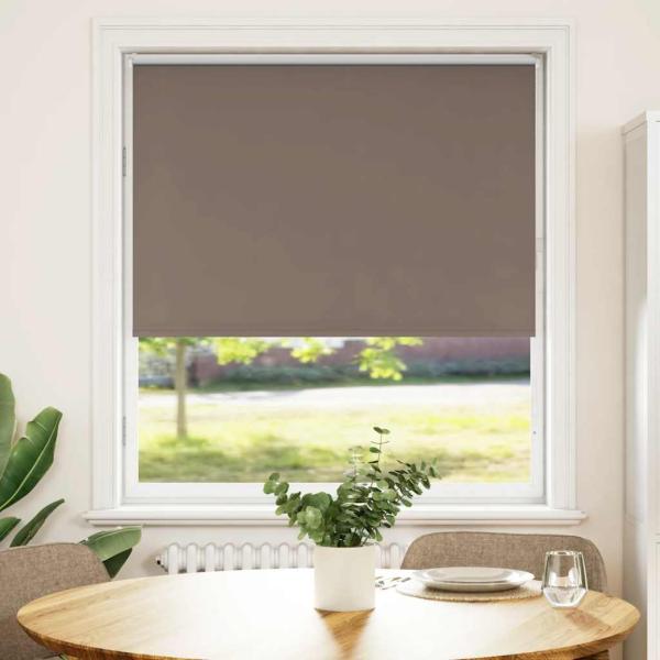 ARDEBO.de - Verdunkelungsrollo Kaffeebraun 90x175cm Stoffbreite 85,7 cm