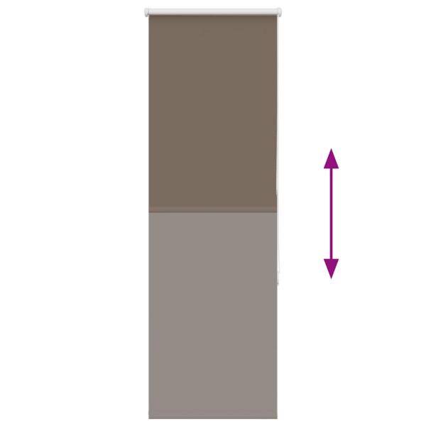 Verdunkelungsrollo Kaffeebraun 45x130cm Stoffbreite 40,7 cm