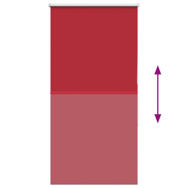 Verdunkelungsrollo Rot 70x150 cm Stoffbreite 65,7 cm Polyester