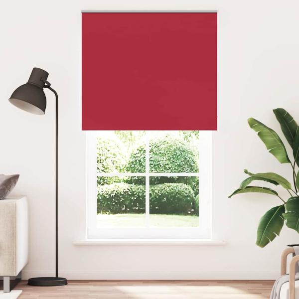 ARDEBO.de - Verdunkelungsrollo Rot 120x230cm Stoffbreite 116,6cm Polyester
