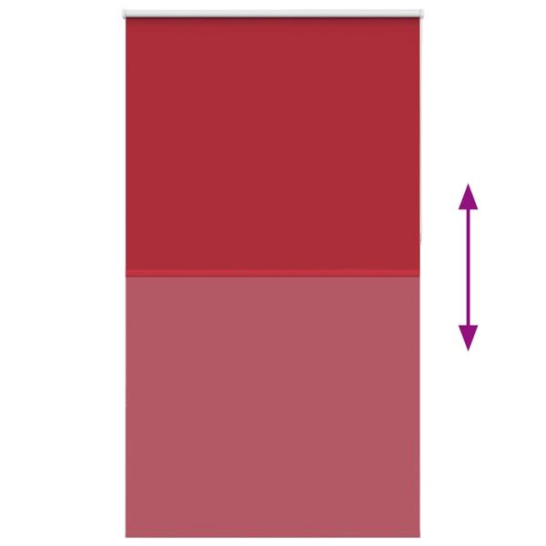 Verdunkelungsrollo Rot 120x230cm Stoffbreite 116,6cm Polyester