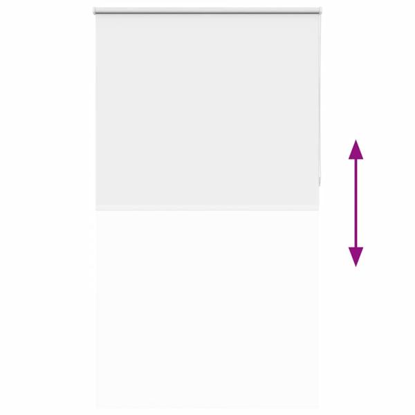 Verdunkelungsrollo Weiß 120x230cm Stoffbreite 116,6cm Polyester