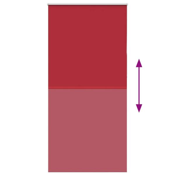 Verdunkelungsrollo Rot 95x210 cm Stoffbreite 90,7 cm Polyester