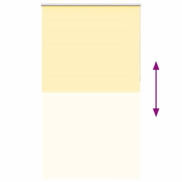 Verdunkelungsrollo Gelb 120x210cm Stoffbreite 116,6cm Polyester