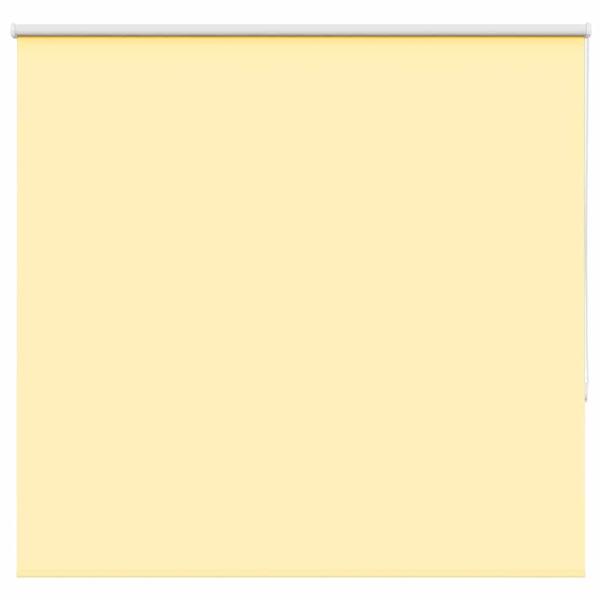 ARDEBO.de - Verdunkelungsrollo Gelb 155x175cm Stoffbreite 151,6cm Polyester