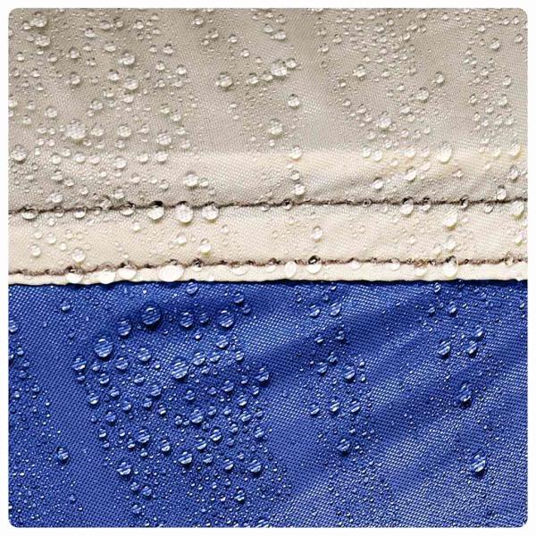 Poolzelt mit abnehmbarem Überzelt Netzwänden Azurblau 618x532cm