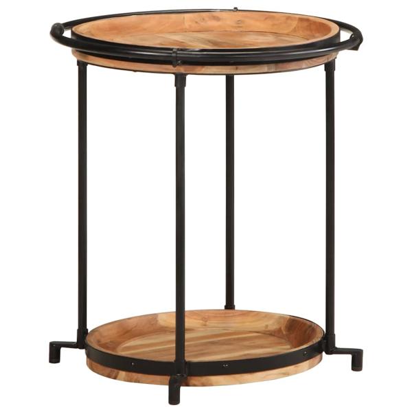Beistelltisch Ø55x60 cm Massivholz Akazie