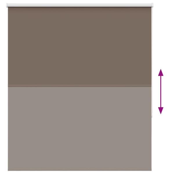 Verdunkelungsrollo Kaffeebraun 130x150 cm Stoffbreite 126,6 cm