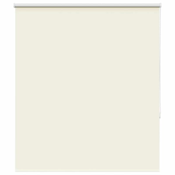 ARDEBO.de - Verdunkelungsrollo Cremeweiß 125x150cm Stoffbreite 121,6cm