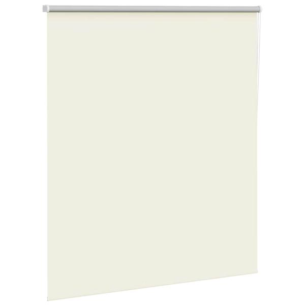 Verdunkelungsrollo Cremeweiß 125x150cm Stoffbreite 121,6cm