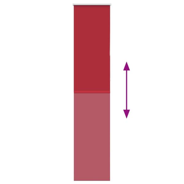 Verdunkelungsrollo Rot 50x230 cm Stoffbreite 45,7 cm Polyester