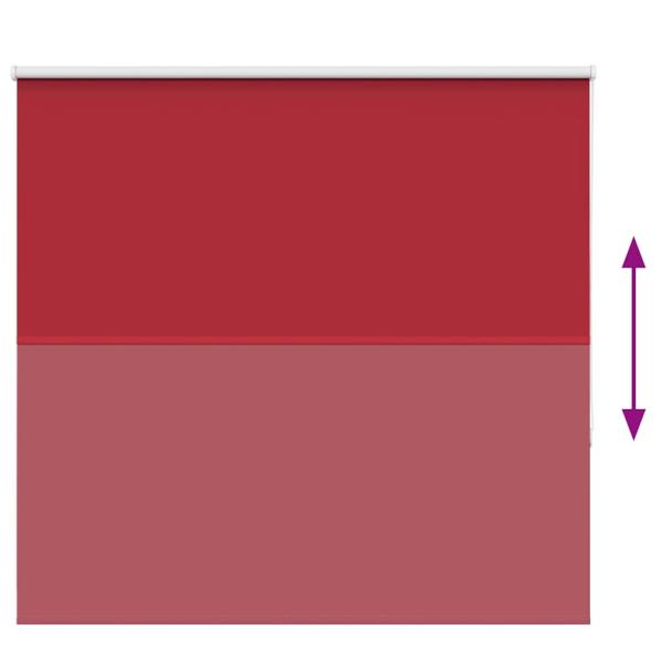 Verdunkelungsrollo Rot 155x150cm Stoffbreite 151,6cm Polyester