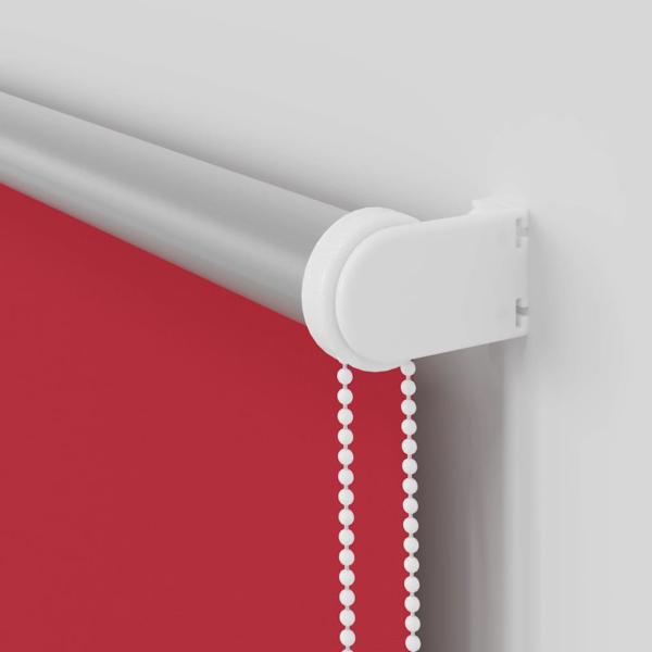 Verdunkelungsrollo Rot 155x150cm Stoffbreite 151,6cm Polyester