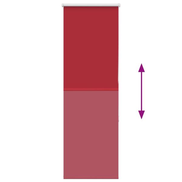 Verdunkelungsrollo Rot 50x150 cm Stoffbreite 45,7 cm Polyester