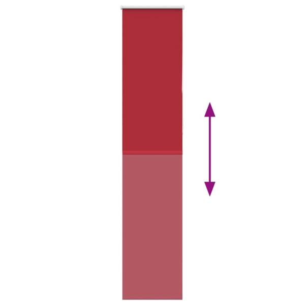 Verdunkelungsrollo Rot 45x210 cm Stoffbreite 40,7 cm Polyester