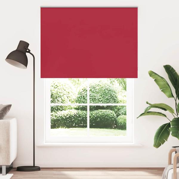 ARDEBO.de - Verdunkelungsrollo Rot 145x230cm Stoffbreite 141,6cm Polyester