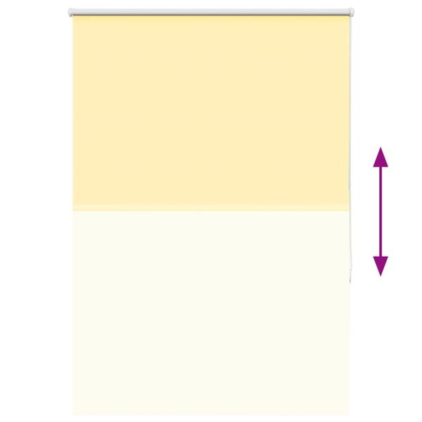 Verdunkelungsrollo Gelb 100x175cm Stoffbreite 95,7 cm Polyester