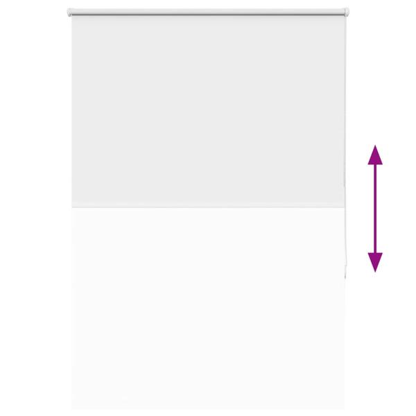 Verdunkelungsrollo Weiß 100x150cm Stoffbreite 95,7cm Polyester