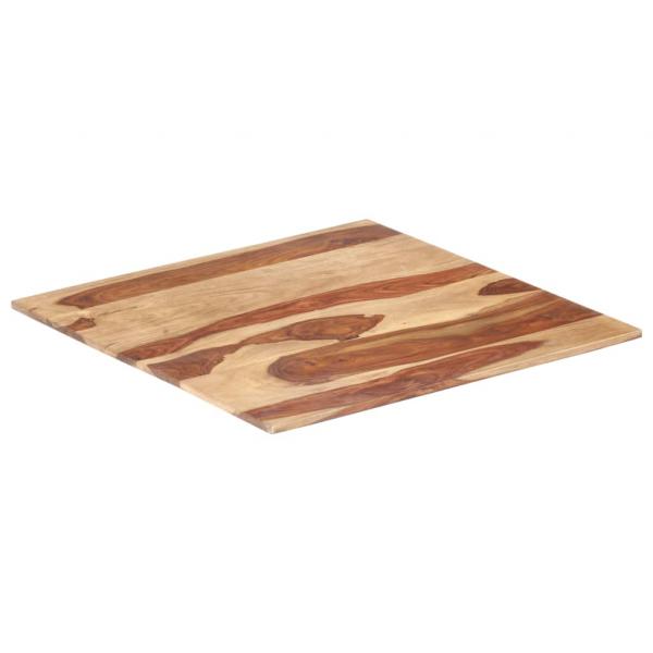 Tischplatte Massivholz Palisander 15-16 mm 70×70 cm
