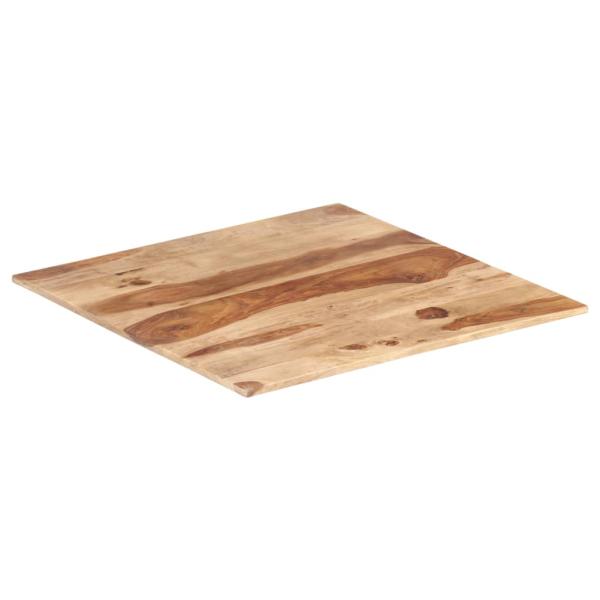 Tischplatte Massivholz Palisander 15-16 mm 70×70 cm