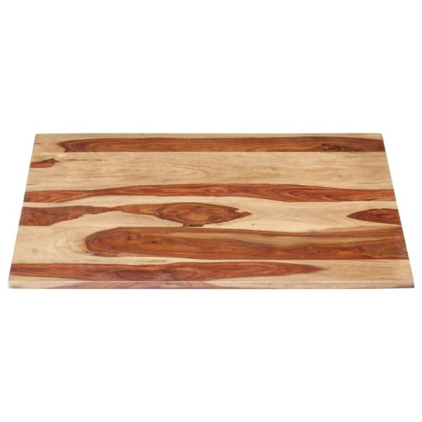 Tischplatte Massivholz Palisander 15-16 mm 70×70 cm
