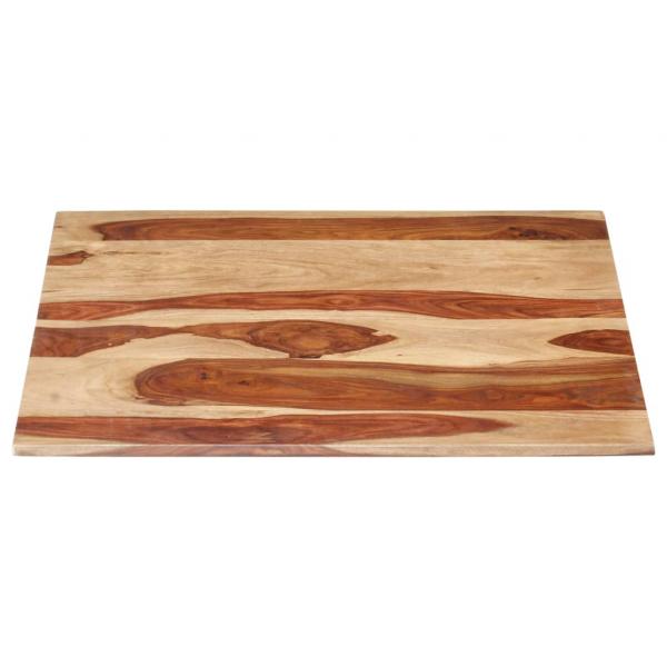 Tischplatte Massivholz Palisander 15-16 mm 70×70 cm