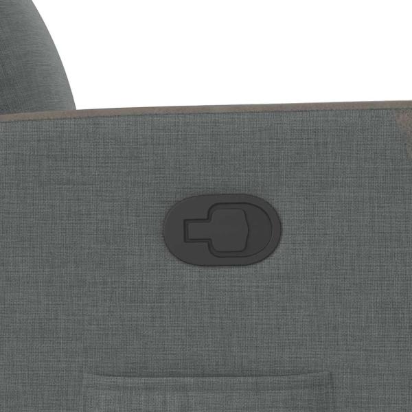 Relaxsessel Dunkelgrau Stoff